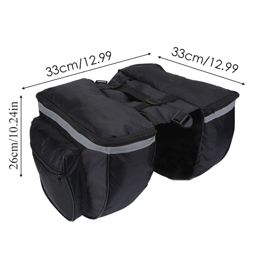 25L Cycling Bicycle Rear Rack Seat Trunk Saddle Bag Bike Storage Pouch