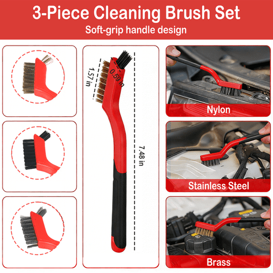 JahyElec 18Pcs Car Detailing Kit, Car Cleaning Kit with Interior Tools Wheel Hub for Cleaning Interior Exterior Wheels and Dashboard Surfaces