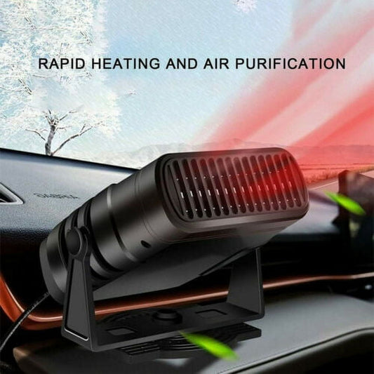 12V Car Heater,Portable Car Heater, Car Heater Auto Defogger 360° Rotatable Heater