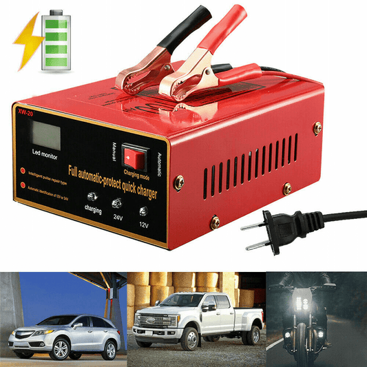 Maintenance-Free Battery Charger 12V/24V 10A 140W Output For Electric Car Best