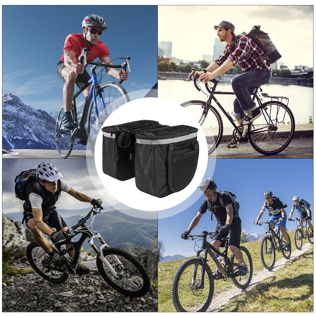 25L Cycling Bicycle Rear Rack Seat Trunk Saddle Bag Bike Storage Pouch