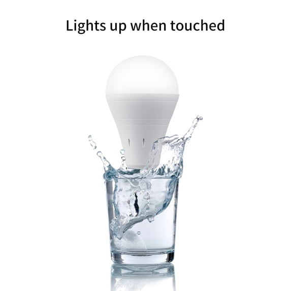 JahyElec Rechargeable Emergency Light Bulb 4 Pack for Power Outage Battery Operated Bulb