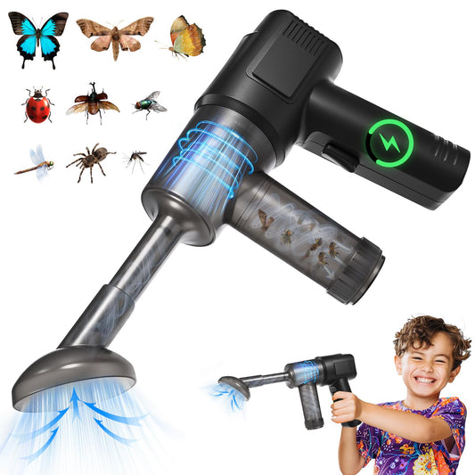 Bug Vacuum Catcher,Spider Killer Insect Catcher,Cordless Handheld Vacuum Cleaner for Car Bug Catcher Indoor with USB Rechargeable for Stink Bug,Moth,Spider Strong Suction Bug Sucker for Home