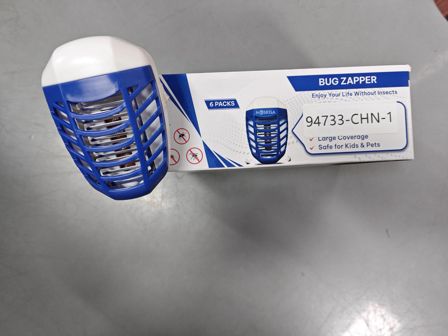 Indoor Bug Zapper Plug in, 4 PackElectronic Mosquito Zapper Ultimate Fly Zapper Lamp for Bug Insect for Home,Bedroom, Living Room,Office Insect Trap,Blue